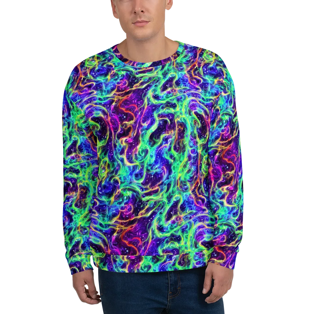 Afterdark Illusion on Sweatshirt — Front