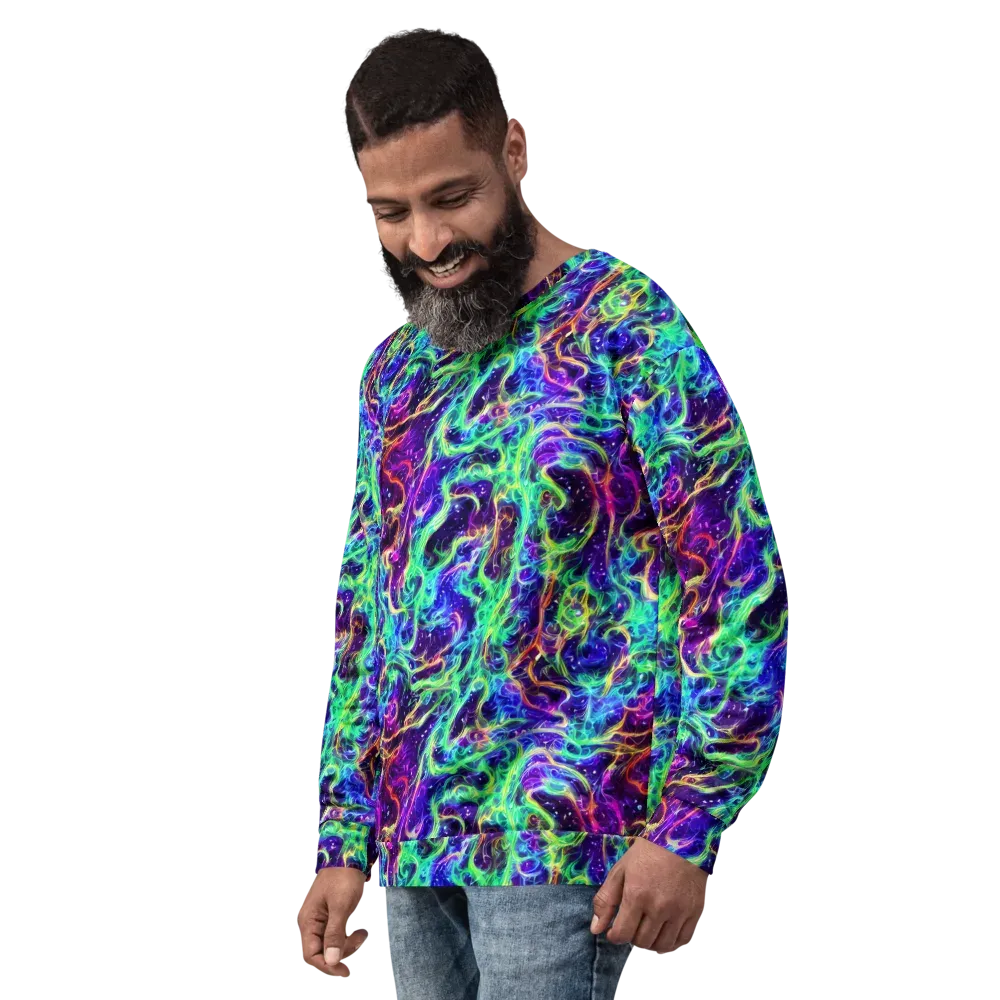 Afterdark Illusion on Sweatshirt — Left Front