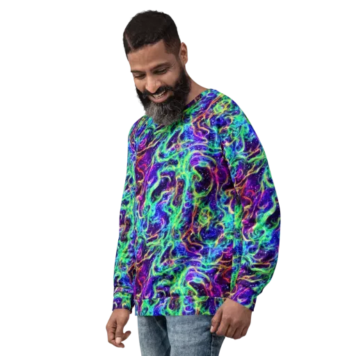 Afterdark Illusion on a Sweatshirt