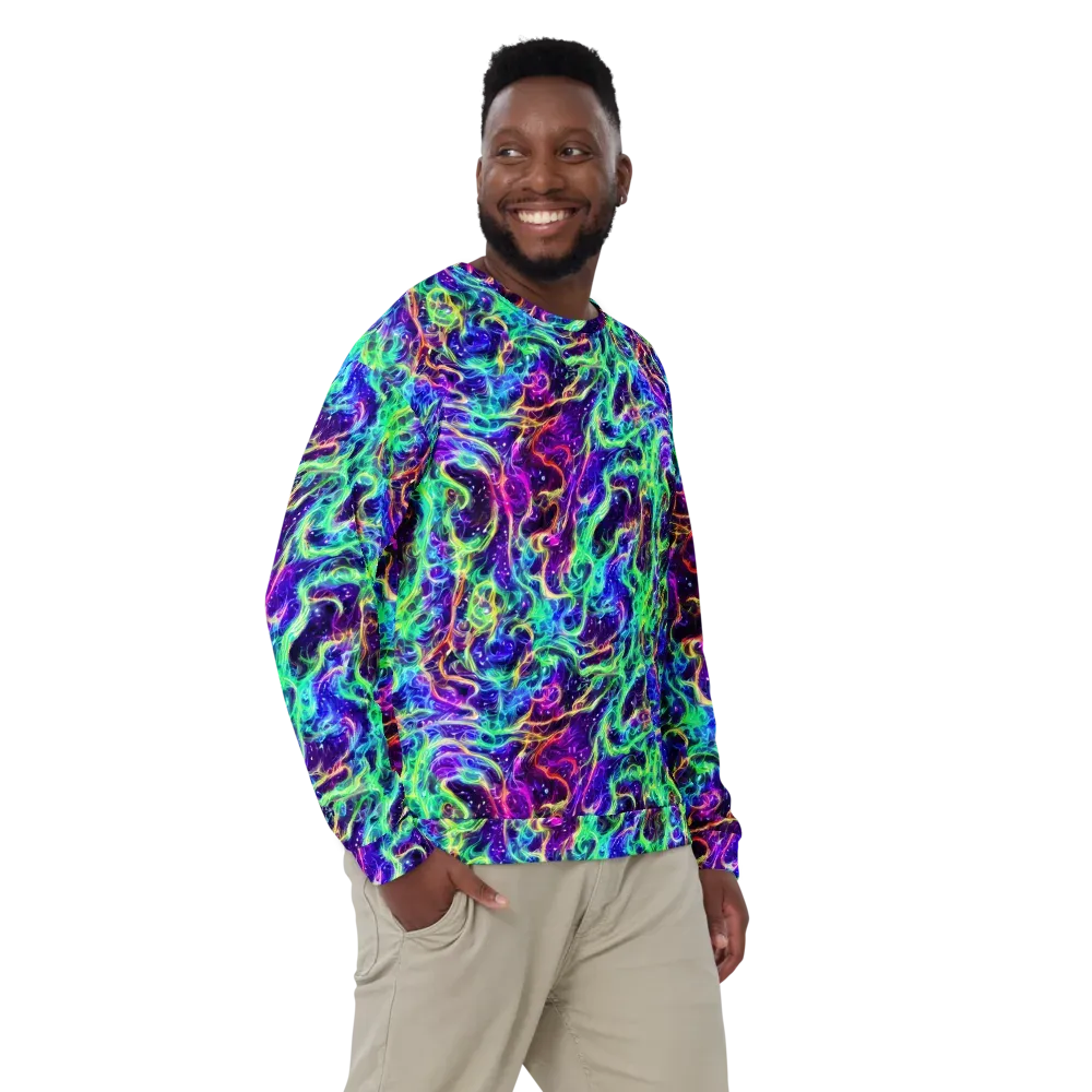 Afterdark Illusion on Sweatshirt — Front