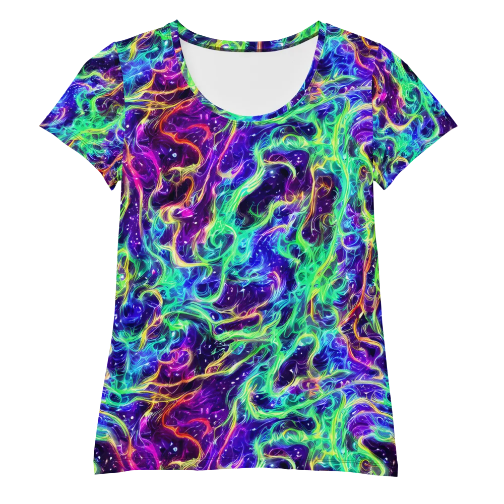 Afterdark Illusion on Women's Athletic T-Shirt — Front