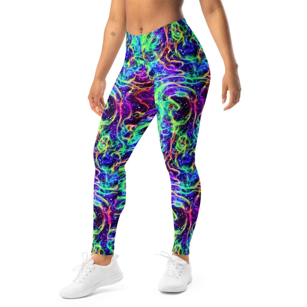 Afterdark Illusion on Leggings — Left Front