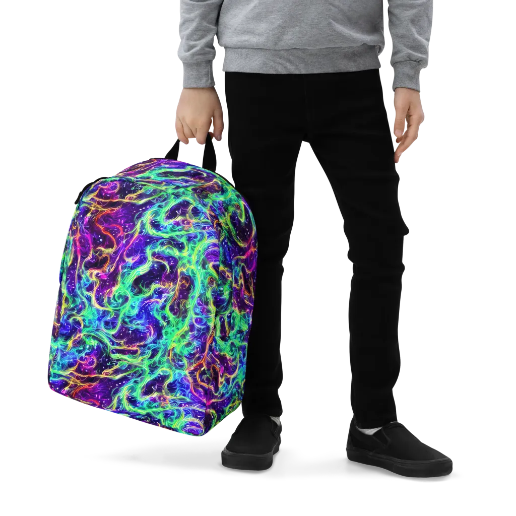 Afterdark Illusion on Minimalist Backpack — Zoomed-in