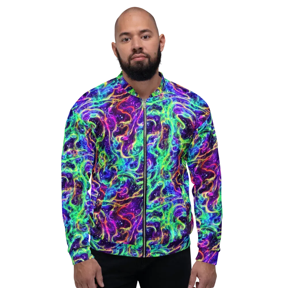 Afterdark Illusion on Bomber Jacket — Front