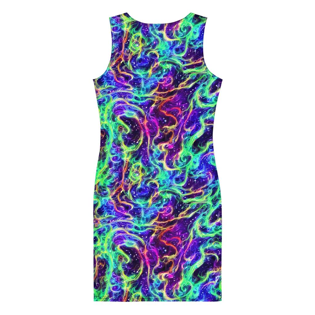 Afterdark Illusion on Bodycon Dress — Back