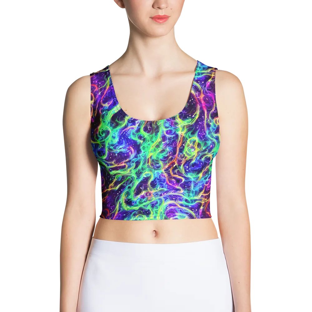 Afterdark Illusion on Crop Top — Front