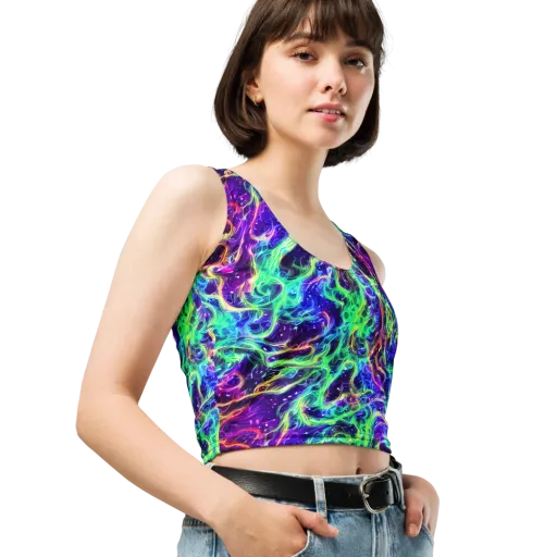Afterdark Illusion on a Crop Top