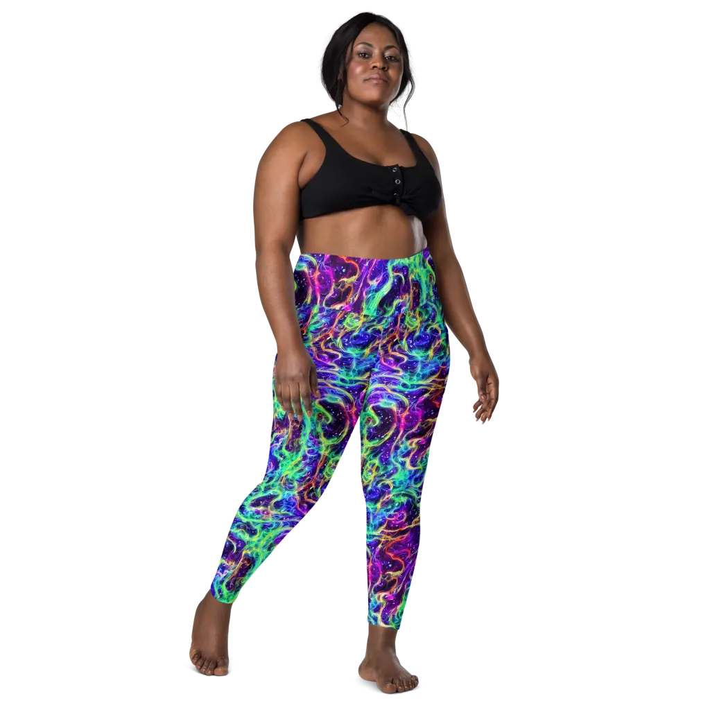 Afterdark Illusion on Leggings with Pockets — Front