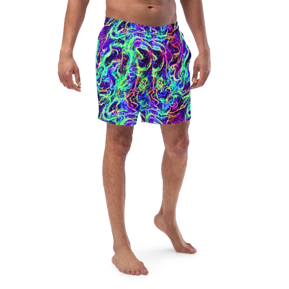 Afterdark Illusion on Swim Trunks — Front