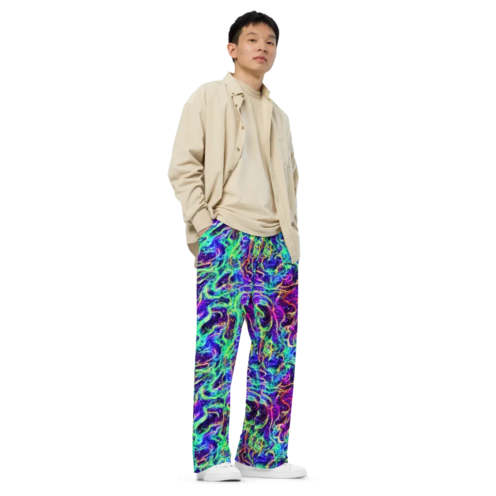 Afterdark Illusion on Wide-Leg Pants — Right Front