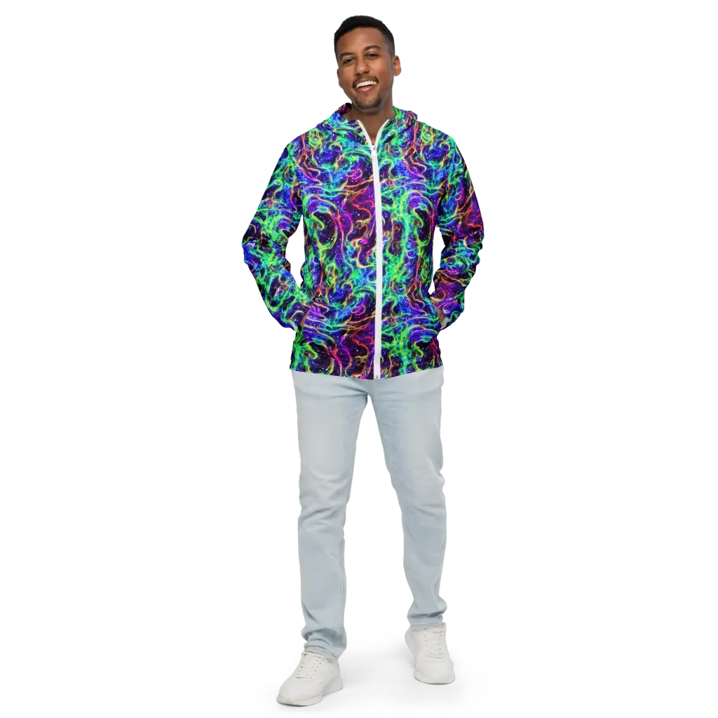Afterdark Illusion on Men's Windbreaker — Front