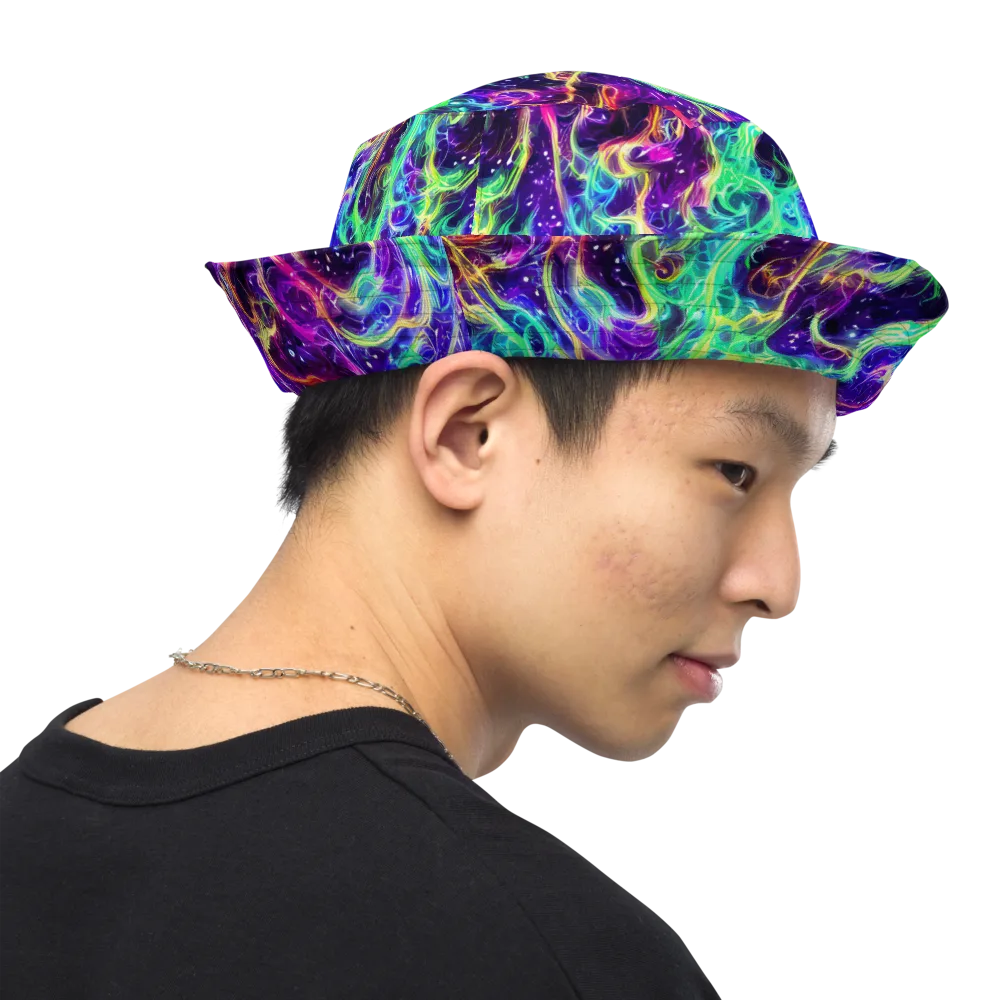 Afterdark Illusion on Reversible Bucket Hat — Right Outside