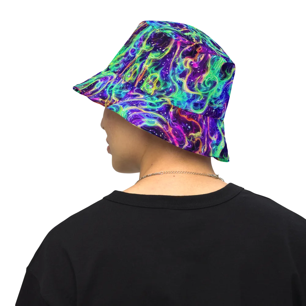 Afterdark Illusion on Reversible Bucket Hat — Back Inside