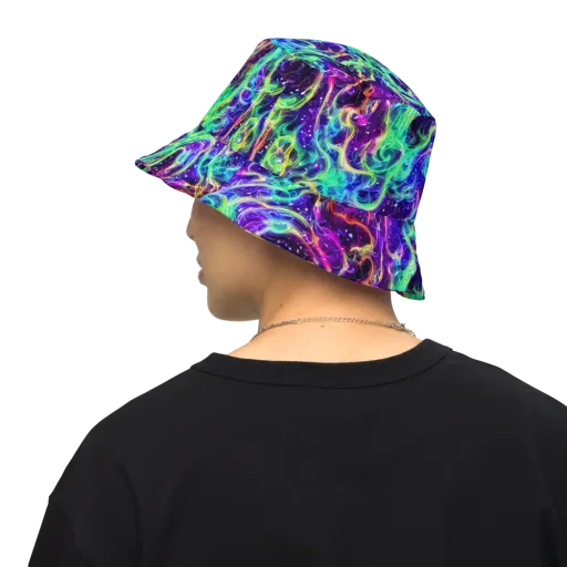 Afterdark Illusion on a Reversible Bucket Hat