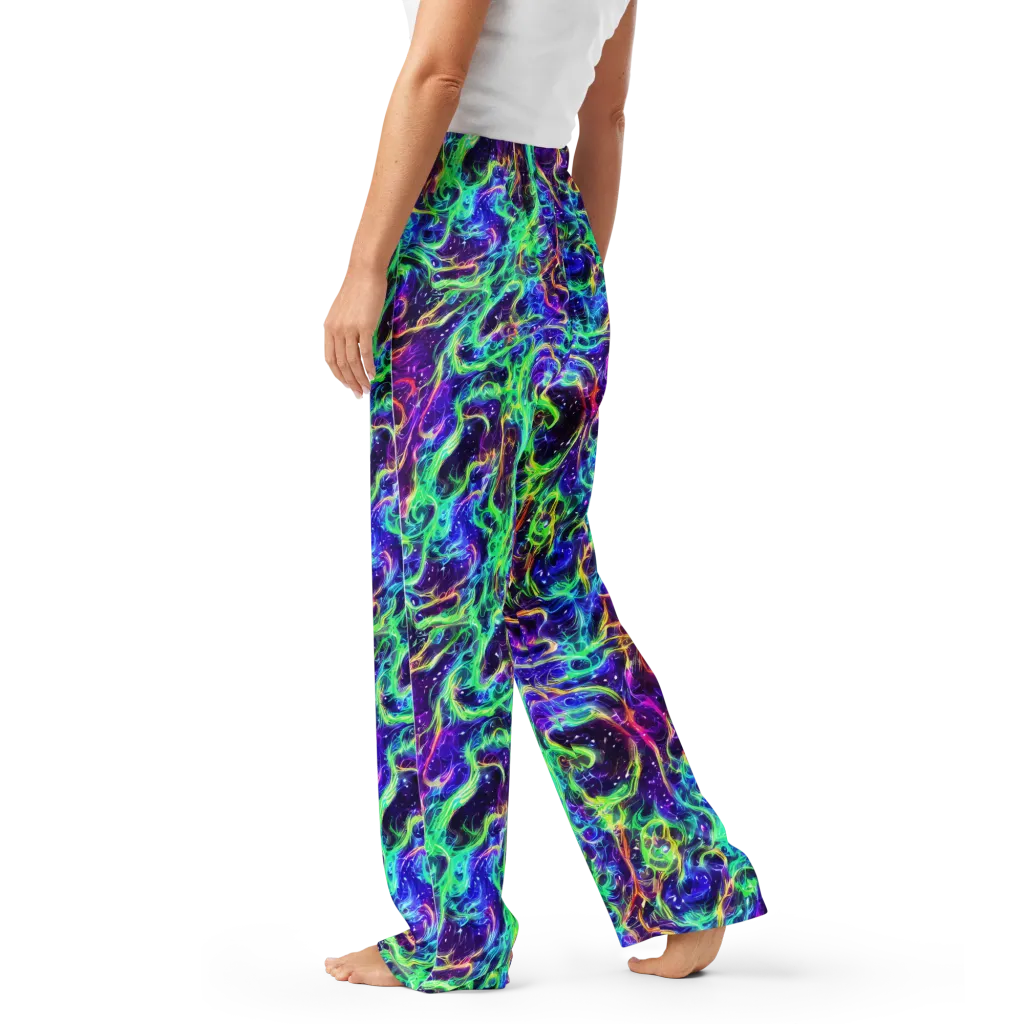Afterdark Illusion on Women's Pajama Pants — Left