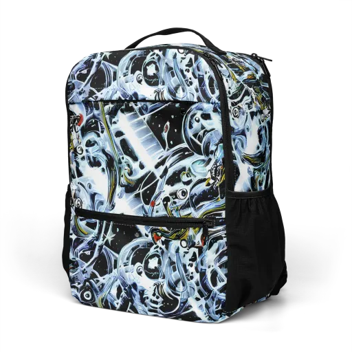 Liquid Chrome on a Utility Backpack