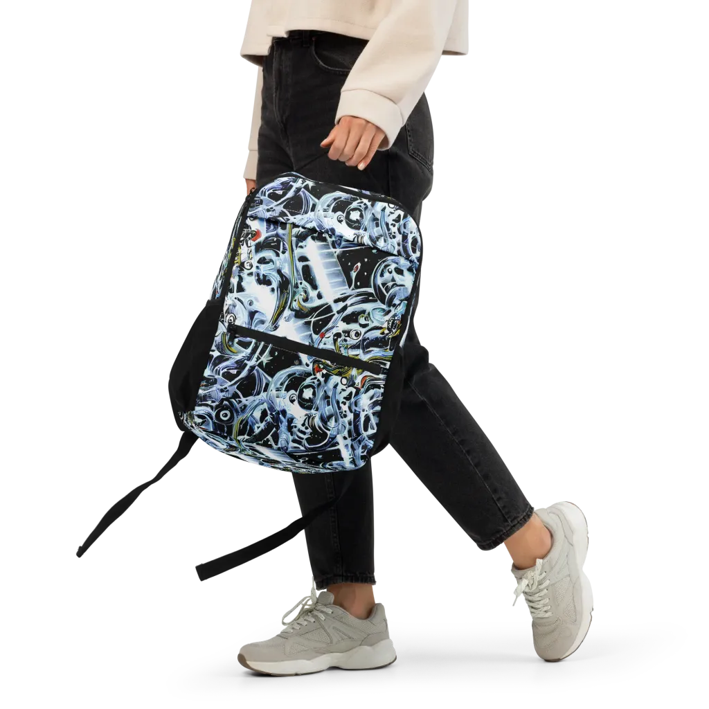 Liquid Chrome on Utility Backpack — Front