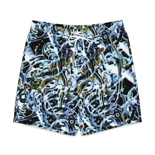Liquid Chrome on a Men's Board Shorts
