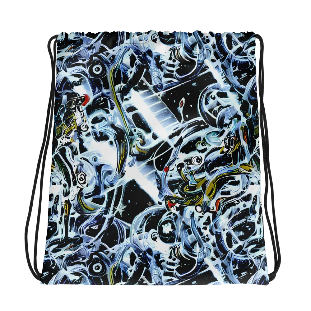 Liquid Chrome on Drawstring Bag — Photo