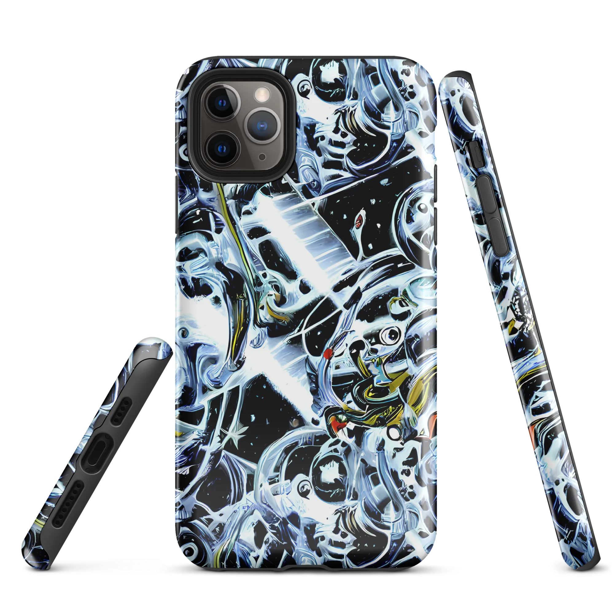 Liquid Chrome on Tough Case for iPhone® — Front