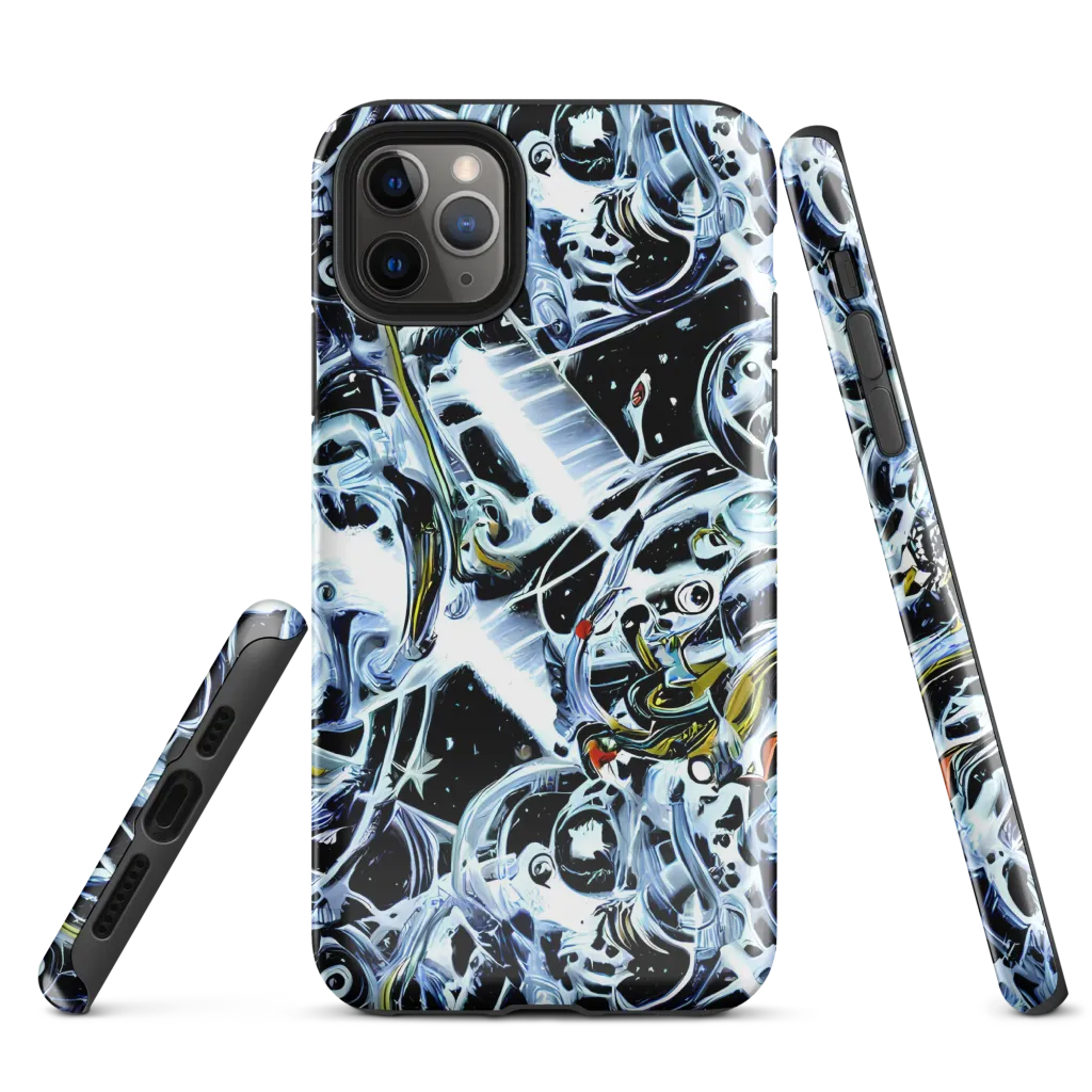 Liquid Chrome on Tough Case for iPhone® — Front