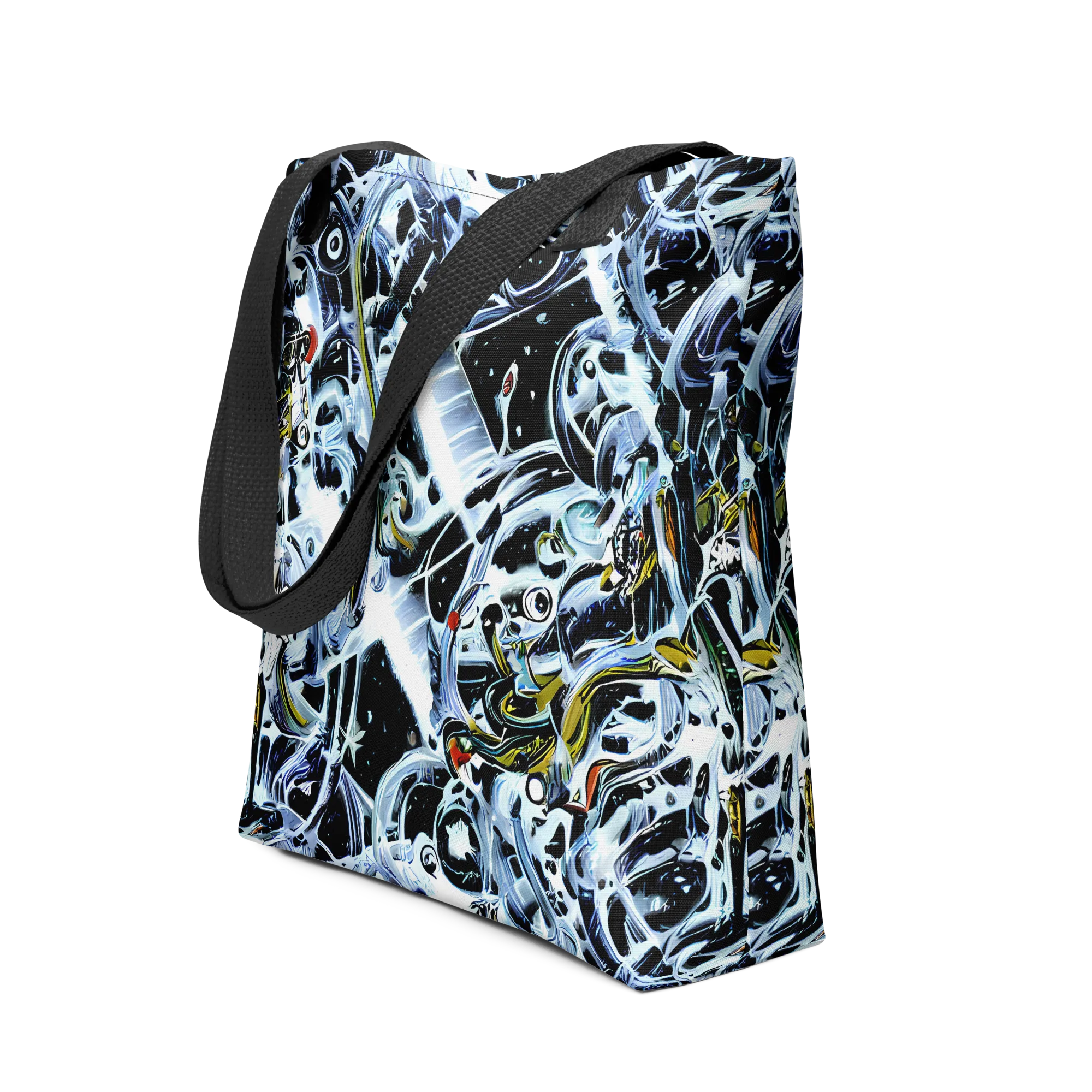 Liquid Chrome on Tote Bag — Front