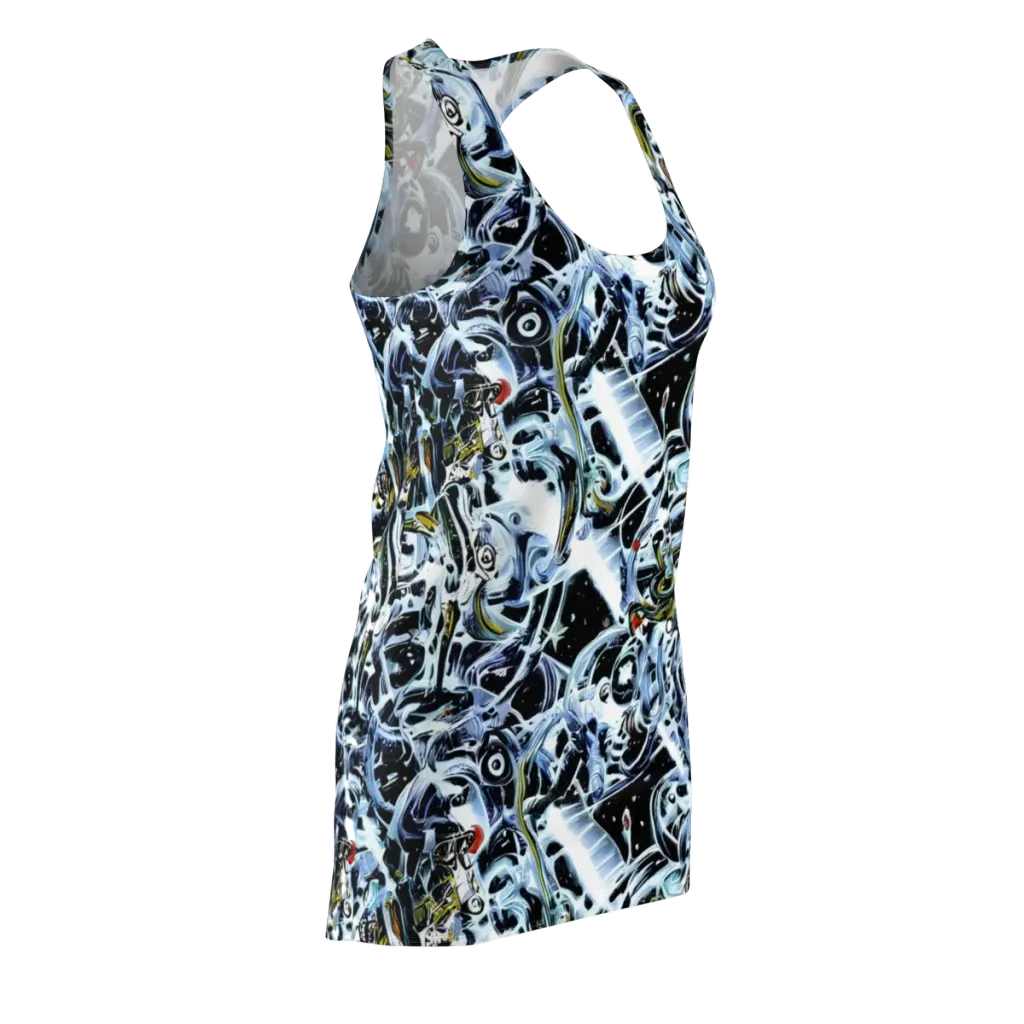 Liquid Chrome on Racerback Dress — Front Side