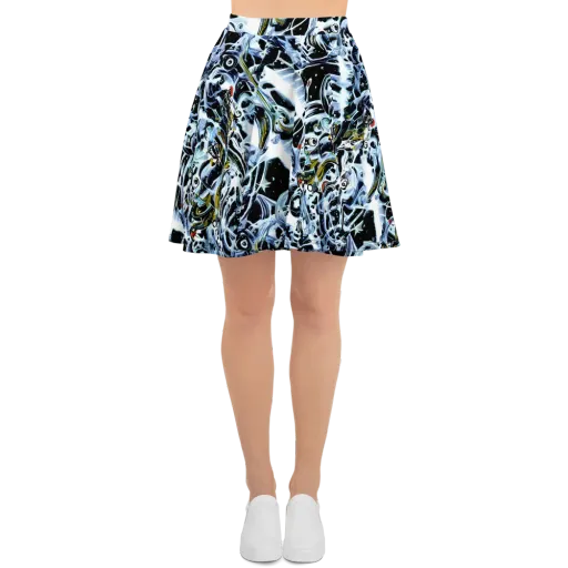 Liquid Chrome on a Skater Skirt