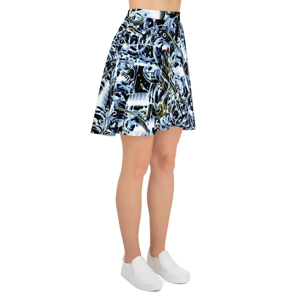 Liquid Chrome on Skater Skirt — Right