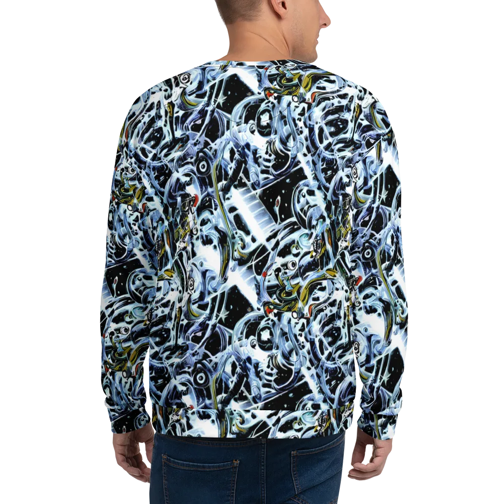 Liquid Chrome on Sweatshirt — Back