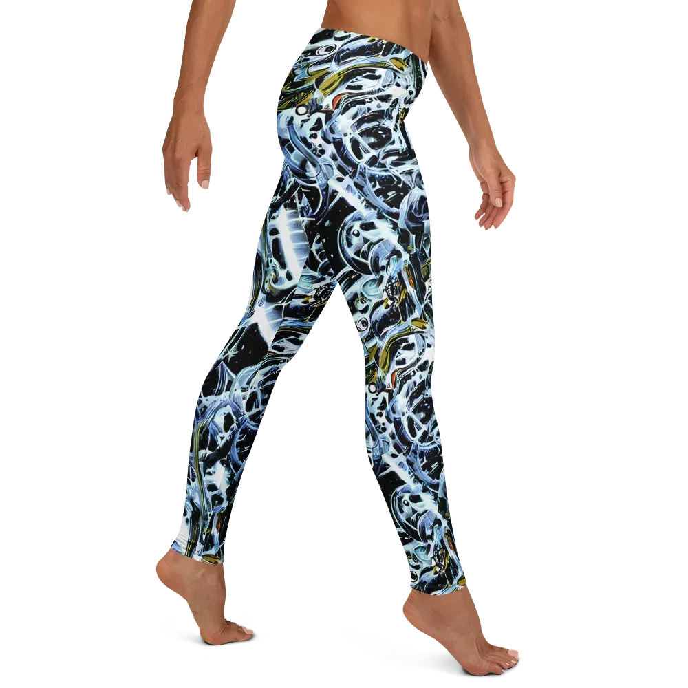 Liquid Chrome on Leggings — Right