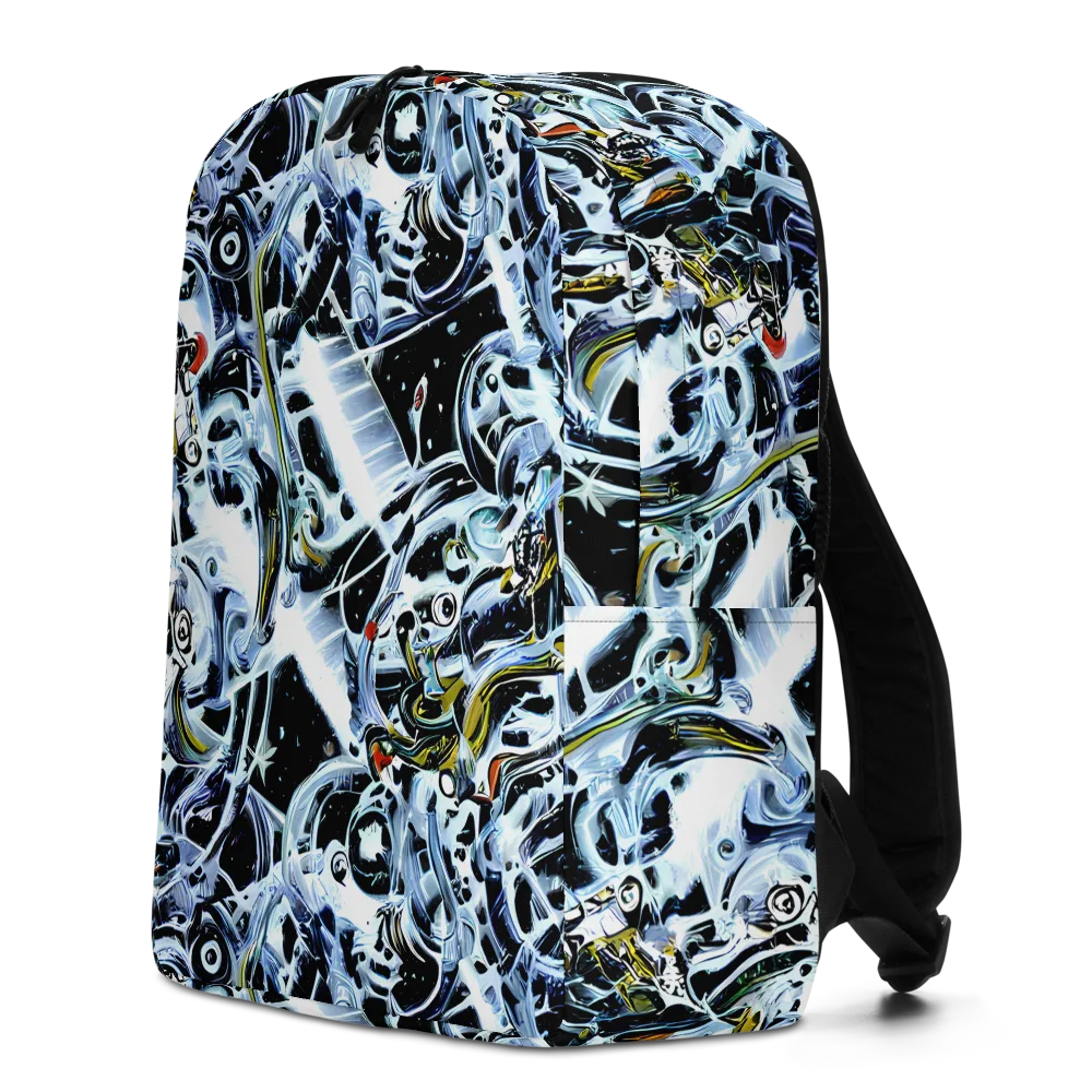 Liquid Chrome on Minimalist Backpack — Left