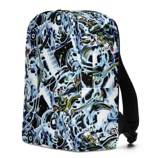Liquid Chrome on a Minimalist Backpack