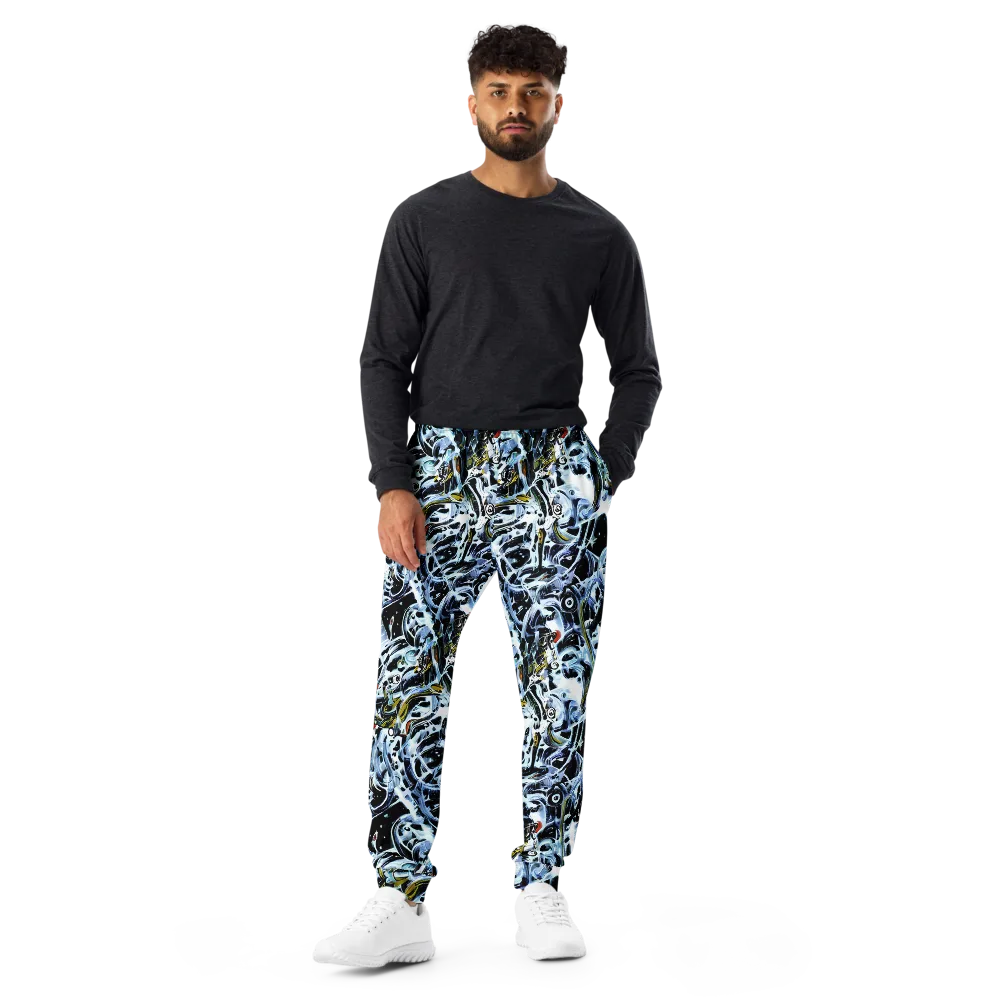 Liquid Chrome on Men's Joggers — Front