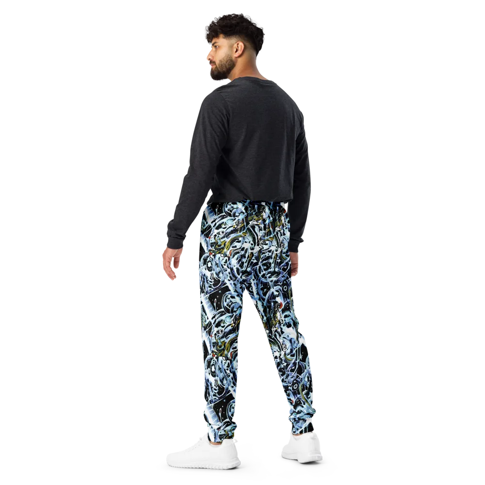 Liquid Chrome on Men's Joggers — Back