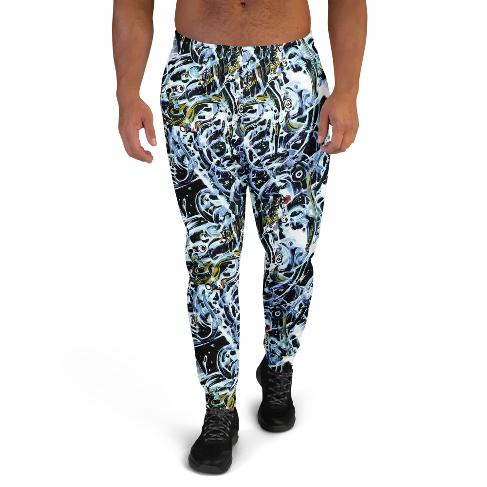 Liquid Chrome on Men's Joggers — Front