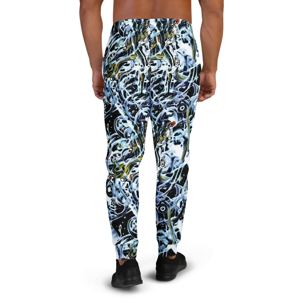 Liquid Chrome on Men's Joggers — Back