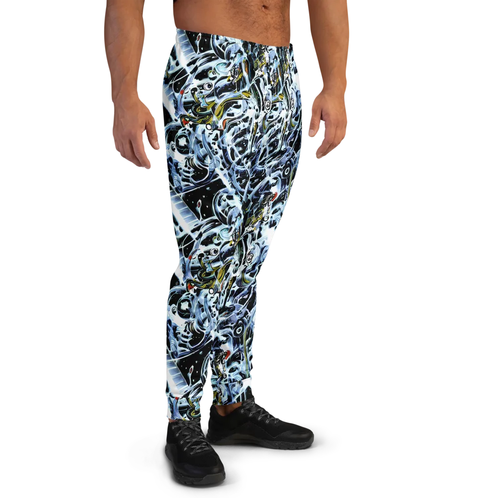 Liquid Chrome on Men's Joggers — Right