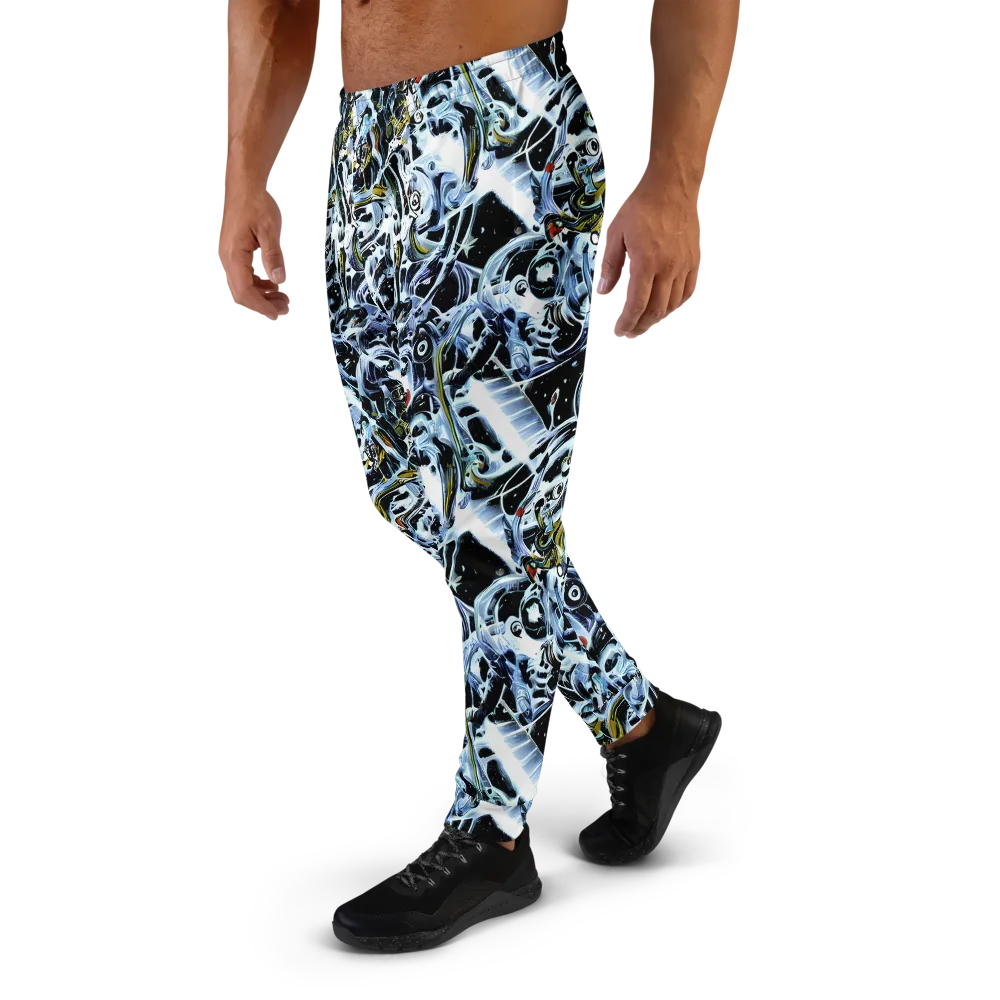 Liquid Chrome on Men's Joggers — Left
