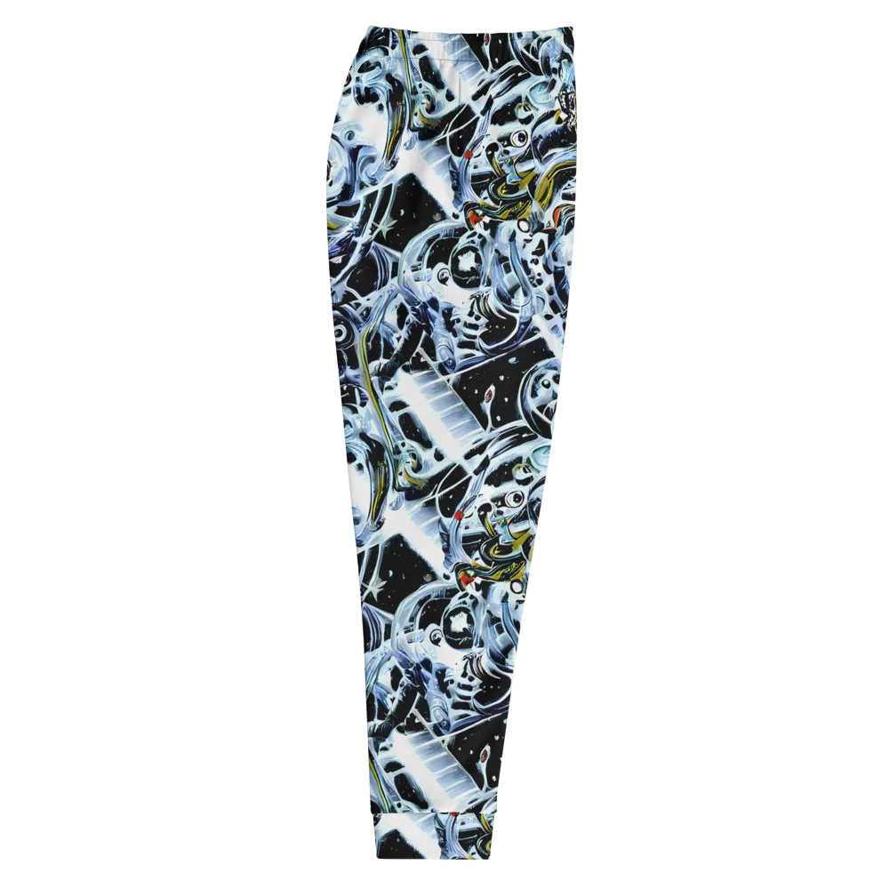 Liquid Chrome on Men's Joggers — Right