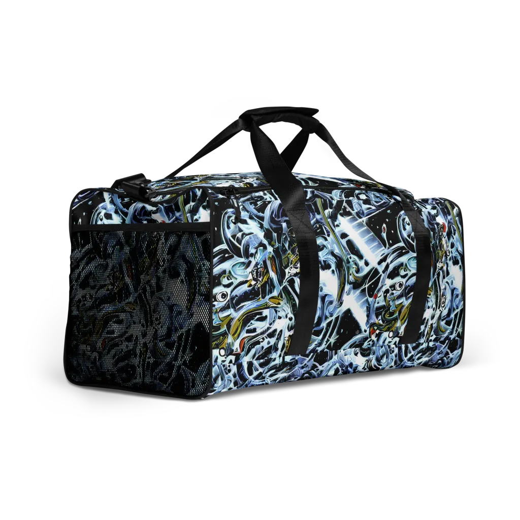Liquid Chrome on Duffle Bag — Right Front