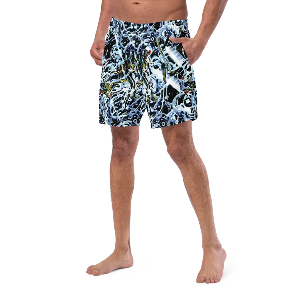 Liquid Chrome on Swim Trunks — Left Front