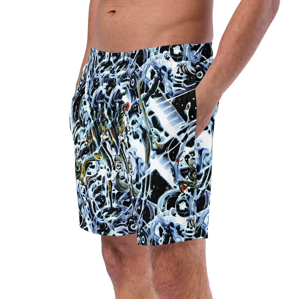 Liquid Chrome on Swim Trunks — Left Front