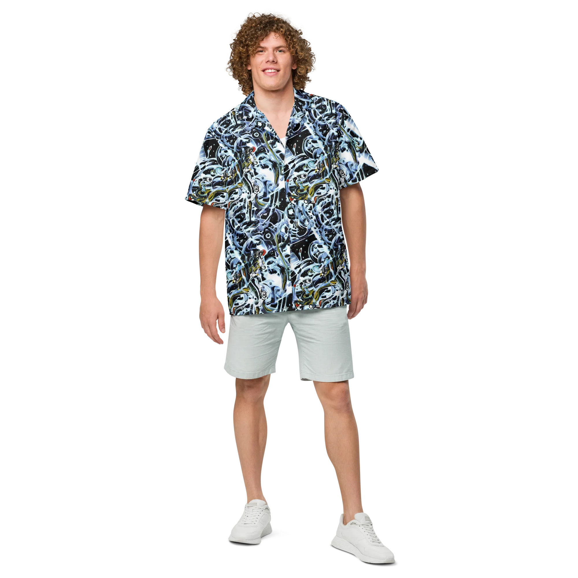 Liquid Chrome on Button Shirt — Front
