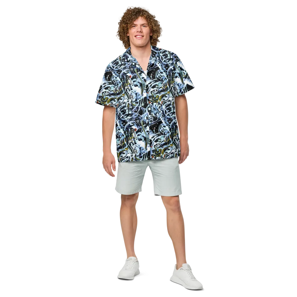 Liquid Chrome on Button Shirt — Front