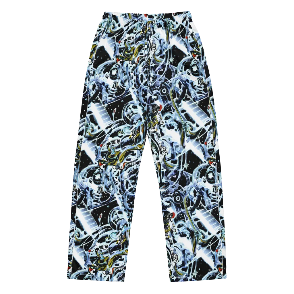Liquid Chrome on Women's Pajama Pants — Front