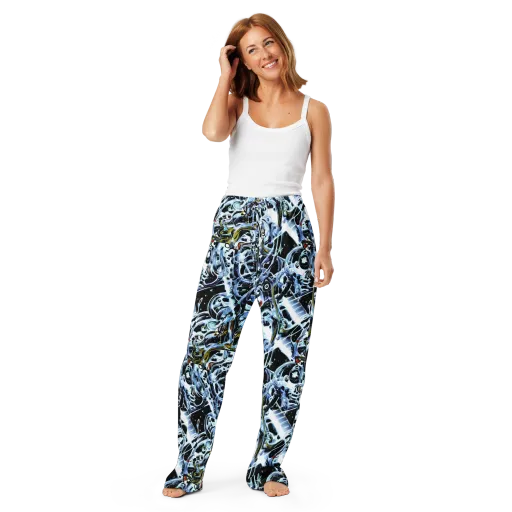 Liquid Chrome on a Women's Pajama Pants