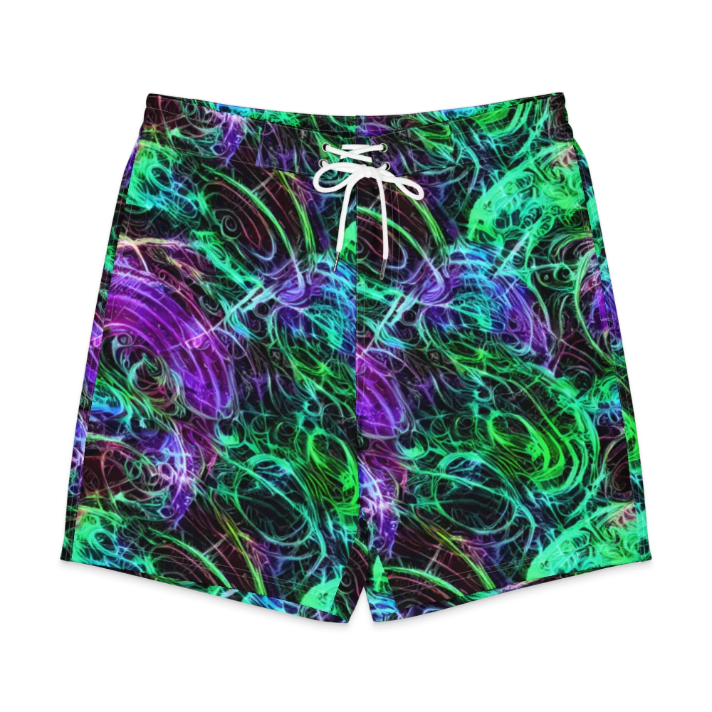 Midnight Bioflux on Men's Board Shorts — Front