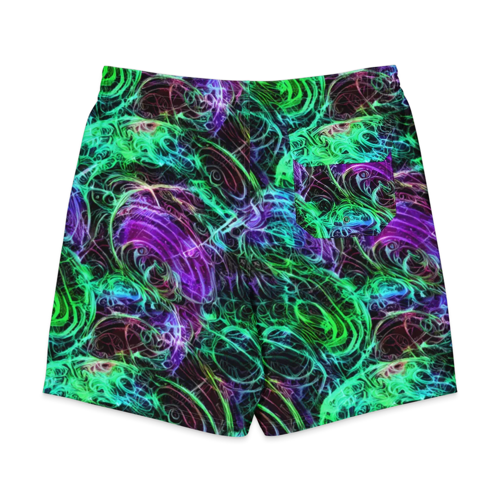 Midnight Bioflux on Men's Board Shorts — Back