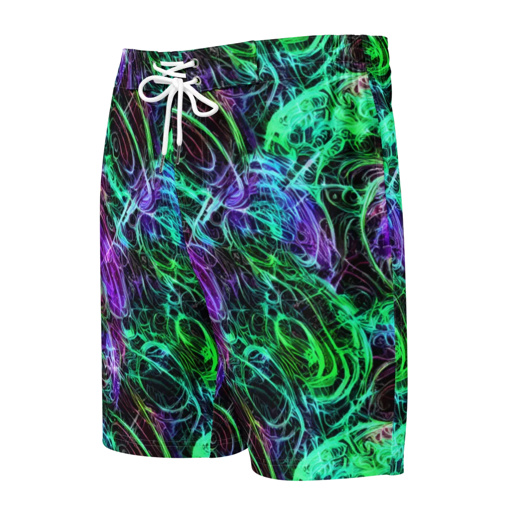 Midnight Bioflux on Men's Board Shorts — Front